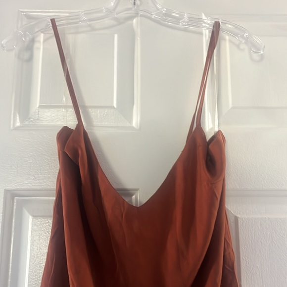 Mini dress brown dress - Picture 2 of 3